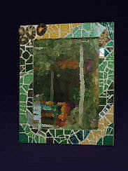 cadre photo mosaique emaux coquillages